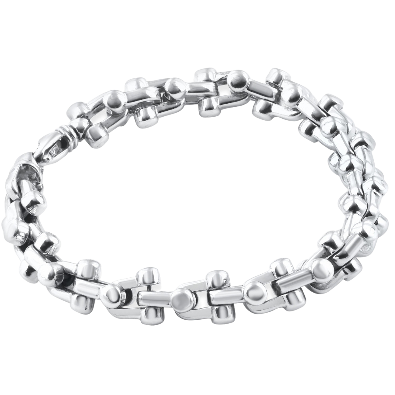 Amazon.com: Baronyka Handmade Thick Silver Bracelet for Men, Stainless  Steel, Men's Rope Chain Bracelet, Mens Link Bracelets (9.5, Silver-Plated)  : Handmade Products